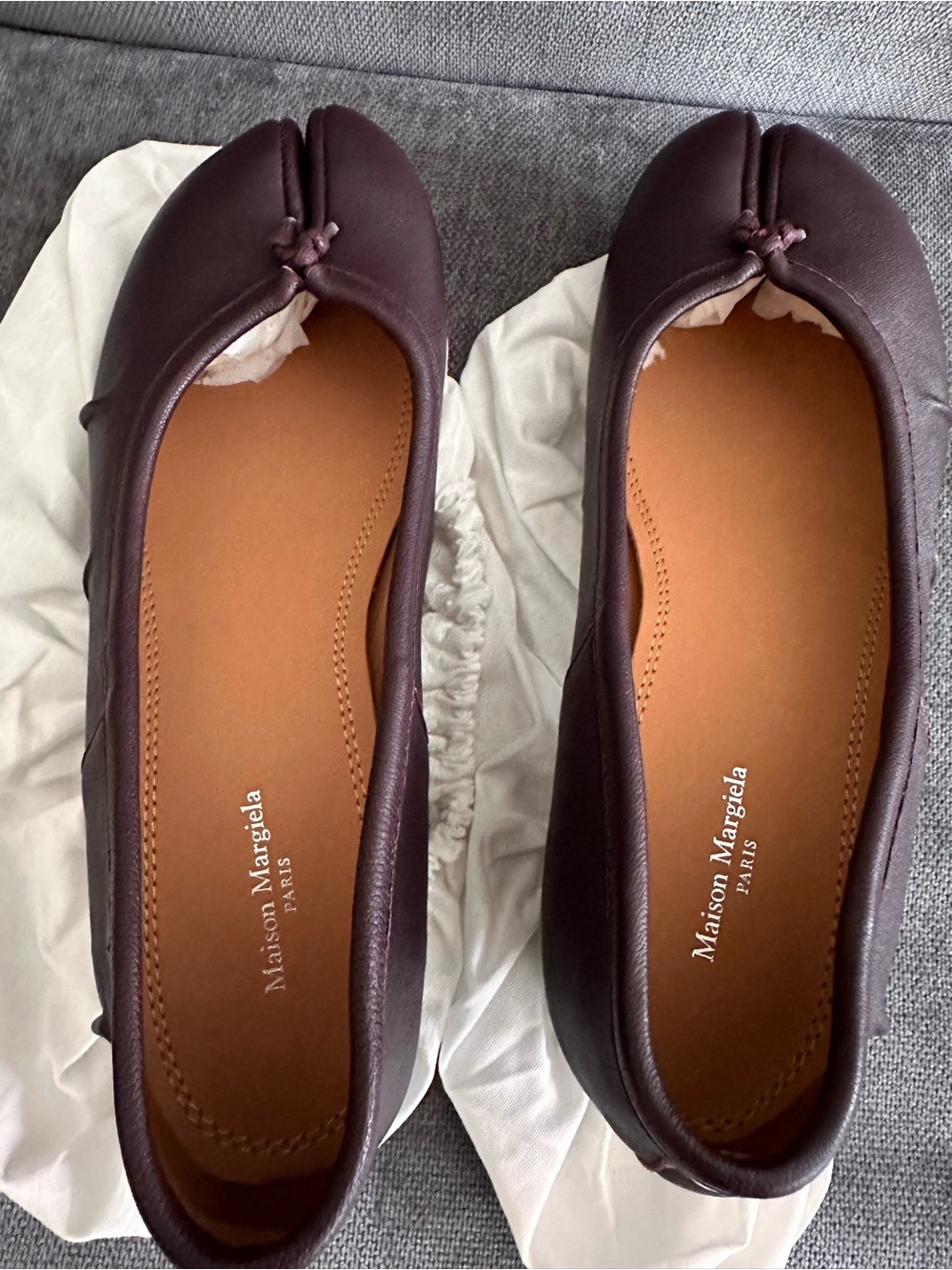 Maison Margiela Tabi Split-Toe ballerina with heel - Picture 7 of 8